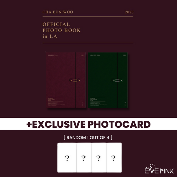 CHA EUN-WOO (ASTRO) - 2023 OFFICIAL PHOTO BOOK IN LA (+EXCLUSIVE PHOTOCARD)