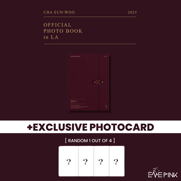 CHA EUN-WOO (ASTRO) - 2023 OFFICIAL PHOTO BOOK IN LA (+EXCLUSIVE PHOTOCARD)