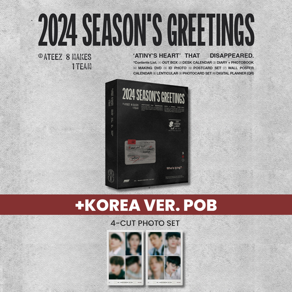 (KOREA VER.) ATEEZ (에이티즈) - 2024 SEASON’S GREETINGS (+POB)
