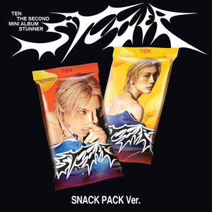 TEN (텐) 2ND MINI ALBUM - [STUNNER] (SNACK PACK/QR Ver.)