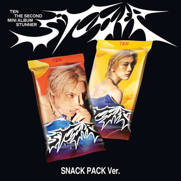 TEN (텐) 2ND MINI ALBUM - [STUNNER] (SNACK PACK/QR Ver.)