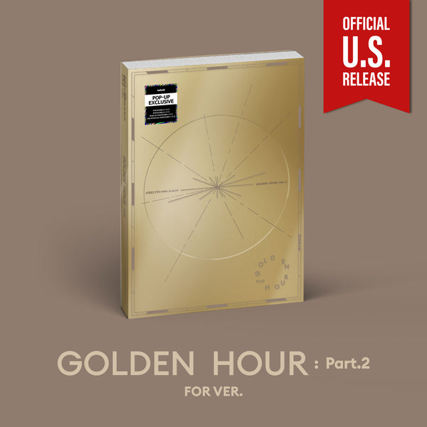 [PRE-ORDER] (U.S. VER.) ATEEZ (에이티즈) 11TH MINI ALBUM - [GOLDEN HOUR : PART.2] (PHOTOBOOK VER. + POP-UP EXCLUSIVE PHOTOCARD)