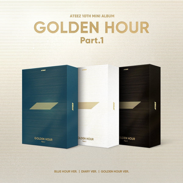 [PRE-ORDER] (KOREA VER.) ATEEZ (에이티즈) ALBUM - [GOLDEN HOUR : PART.1] (+EXCLUSIVE PHOTOCARD)