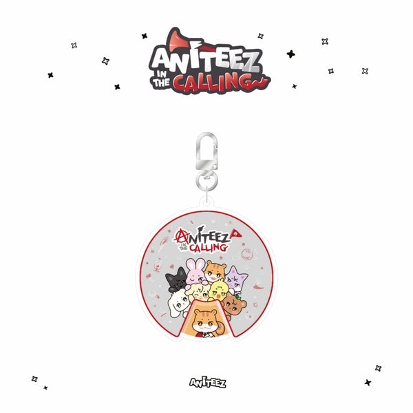[PRE-ORDER] ATEEZ X ANITEEZ IN THE CALLING MD - [ACRYLIC ROULETTE KEYRING]