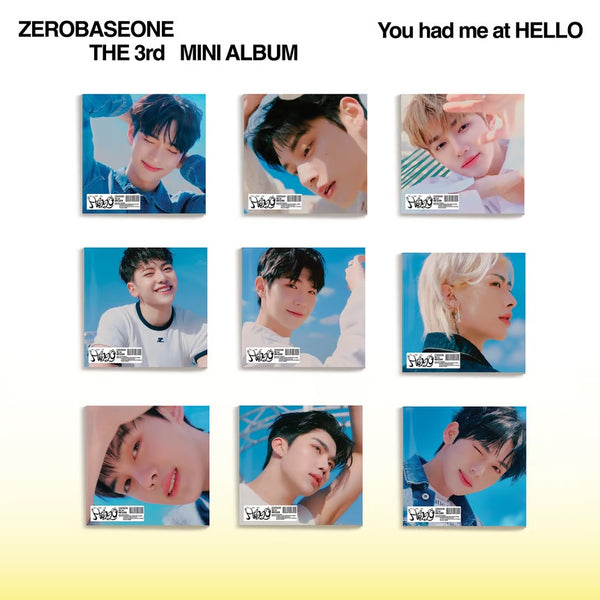 ZEROBASEONE (제로베이스원) 3RD MINI ALBUM - [You had me at HELLO] (DIGIPACK VER.)