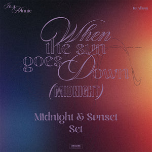 [PRE-ORDER] IN A MINUTE (인어미닛) 1st Album - [When the sun goes down : Midnight]