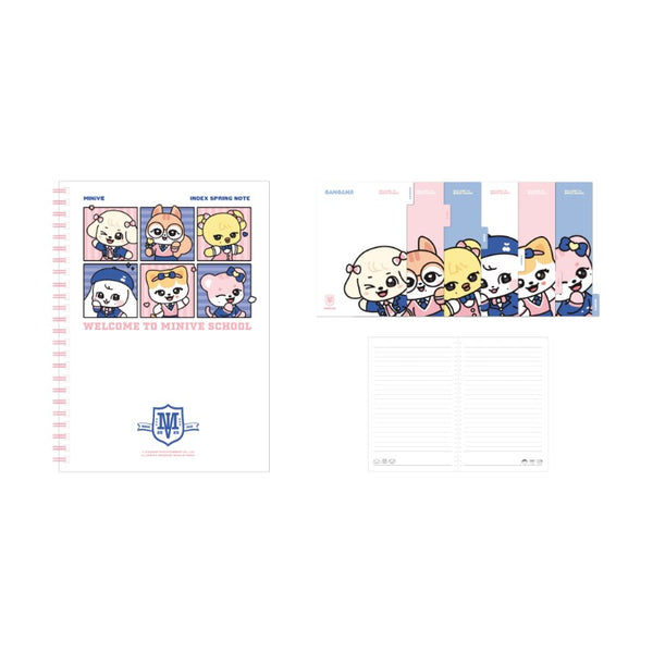 [PRE-ORDER] IVE (아이브) WELCOME TO MINIVE SCHOOL 2025 IVE X MINIVE POPUP MD - [INDEX SPRING NOTE]