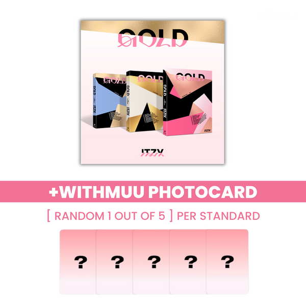 ITZY (있지) ALBUM - [GOLD] (STANDARD VER. +EXCLUSIVE PHOTOCARD)