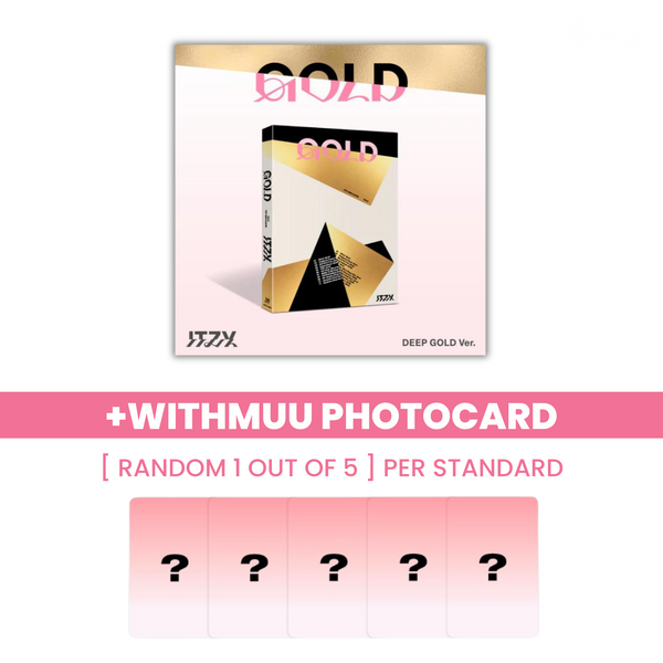 ITZY (있지) ALBUM - [GOLD] (STANDARD VER. +EXCLUSIVE PHOTOCARD)