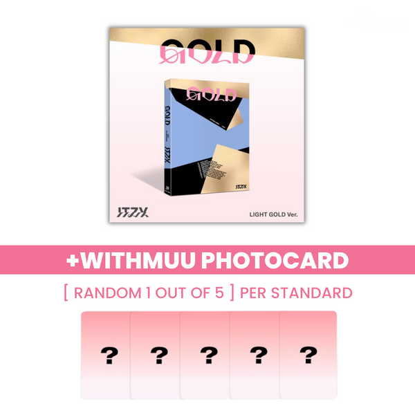 ITZY (있지) ALBUM - [GOLD] (STANDARD VER. +EXCLUSIVE PHOTOCARD)