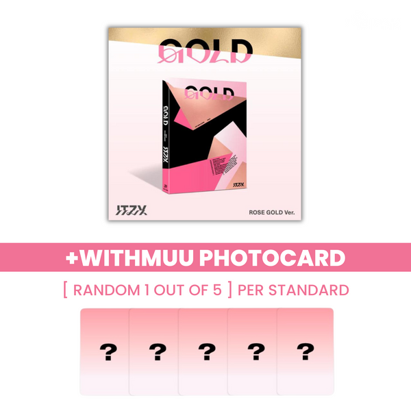 ITZY (있지) ALBUM - [GOLD] (STANDARD VER. +EXCLUSIVE PHOTOCARD)