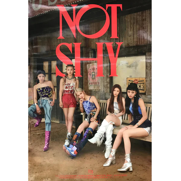 ITZY - NOT SHY OFFICIAL POSTER - C