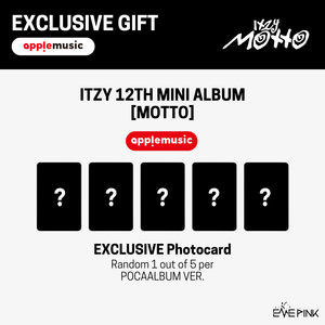 [PRE-ORDER] ITZY (있지) 12th Mini Album - [Motto] (POCAALBUM Ver. +EXCLUSIVE PHOTOCARD) - EVE PINK K-POP