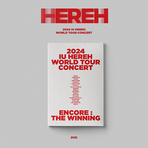 IU (아이유) 2024 WORLD TOUR CONCERT - [HEREH] (DVD)