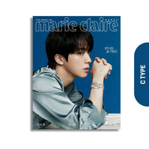 MARIE CLAIRE KOREA (마리끌레르) - FEBRUARY 2026 [COVER: JIN (BTS)] - EVE PINK K-POP
