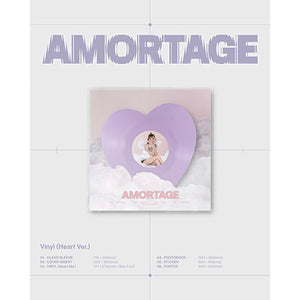 JISOO (지수) MINI ALBUM - [AMORTAGE] (Vinyl Ver.) - EVE PINK K-POP