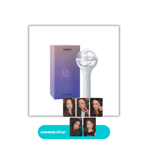 KATSEYE (캣츠아이) - OFFICIAL LIGHTSTICK (+ WEVERSE SPECIAL GIFT) - EVE PINK K-POP