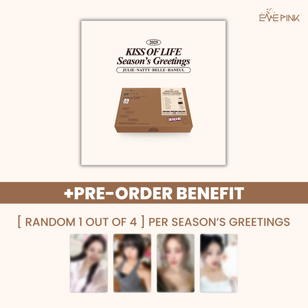 [PRE-ORDER] KISS OF LIFE (키스오브라이프) - 2025 SEASON'S GREETINGS (+POB)