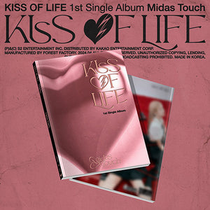 KISS OF LIFE (키스오브라이프) 1ST SINGLE ALBUM - [MIDAS TOUCH] (PHOTOBOOK VER.+EXCLUSIVE PHOTOCARD)