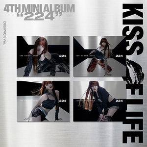 KISS OF LIFE (키스오브라이프) 4TH MINI ALBUM - [224] (Digipack Ver. +EXCLUSIVE PHOTOCARD)