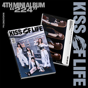 KISS OF LIFE (키스오브라이프) 4TH MINI ALBUM - [224] (Magazine Ver.)