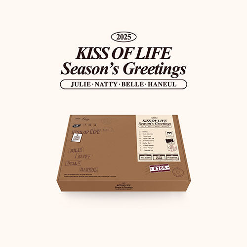 [PRE-ORDER] KISS OF LIFE (키스오브라이프) - 2025 SEASON'S GREETINGS (+POB)