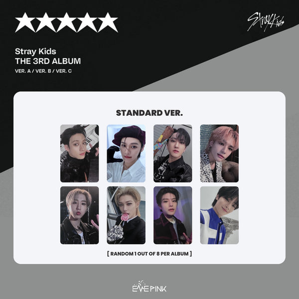 STRAY KIDS (스트레이키즈) 3RD ALBUM - [★★★★★ 5 STAR] (Standard Ver.) (+EXCLUSIVE PHOTOCARD GIFT)