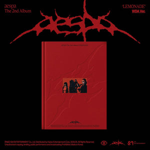 [PRE-ORDER] aespa (에스파) The 2nd Album - [LEMONADE] (WDA Ver.) - EVE PINK K-POP