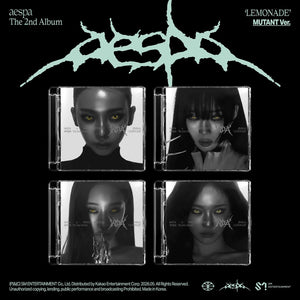 [PRE-ORDER] aespa (에스파) The 2nd Album - [LEMONADE] (MUTANT Ver.) - EVE PINK K-POP
