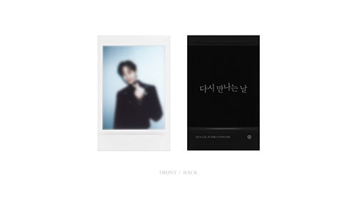 LEE JUNHO (2PM 이준호) - 2024 CONCERT [다시 만나는 날 - The day we meet again] (BLU-RAY +EXCLUSIVE POLAROID)