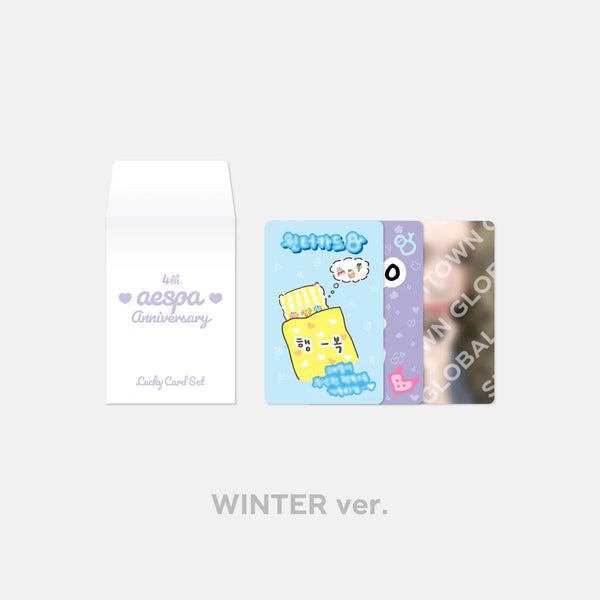 [PRE-ORDER] aespa (에스파) 4TH ANNIVERSARY MD - [LUCKY CARD SET]