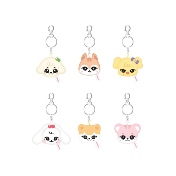 [PRE-ORDER] IVE (아이브) WELCOME TO MINIVE SCHOOL 2025 IVE X MINIVE POPUP MD - [MINI FACE KEYRING]