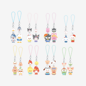 [PRE-ORDER] STRAY KIDS SKZOO X SANRIO CHARACTERS - [MINI FIGURE COUPLE KEYRING]