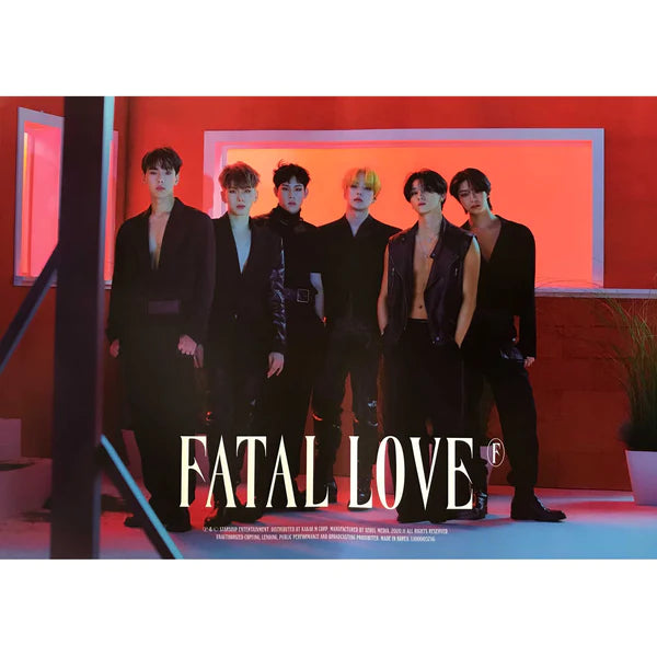 MONSTA X - FATAL LOVE (VER 1) OFFICIAL POSTER