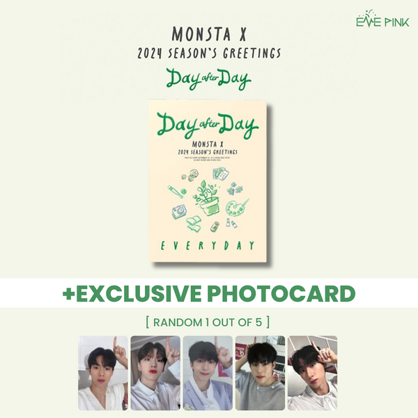 MONSTA X (몬스타엑스) - 2024 SEASON’S GREETINGS [DAY AFTER DAY] (EVERYDAY VER +EXCLUSIVE PHOTOCARD)