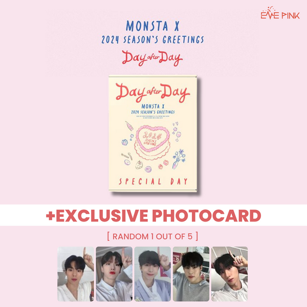 MONSTA X (몬스타엑스) - 2024 SEASON’S GREETINGS [DAY AFTER DAY] (SPECIAL DAY VER +EXCLUSIVE PHOTOCARD)