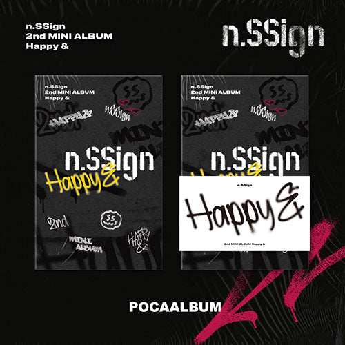 n.SSign (엔싸인) 2ND MINI ALBUM - [HAPPY&] (POCAALBUM)