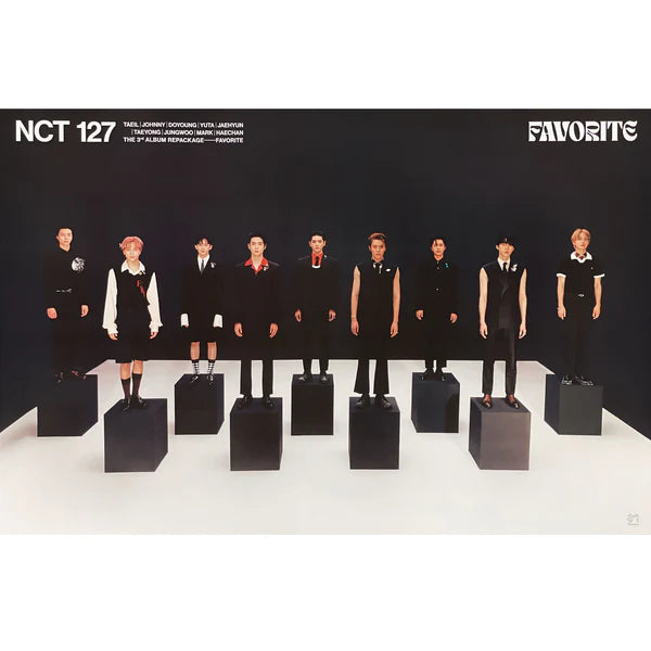 NCT 127 - FAVORITE (CLASSIC VER) OFFICIAL POSTER