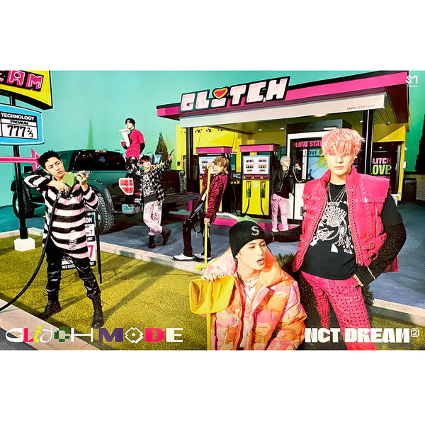 NCT DREAM - GLITCH MODE (GLITCH VER) OFFICIAL POSTER - CONCEPT 1