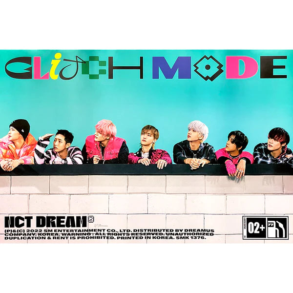 NCT DREAM - GLITCH MODE (GLITCH VER) OFFICIAL POSTER - CONCEPT 2