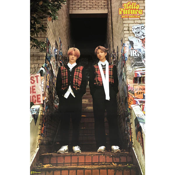 NCT DREAM - HELLO FUTURE (PHOTOBOOK VER) OFFICIAL POSTER - UNIT CHENLE / JISUNG