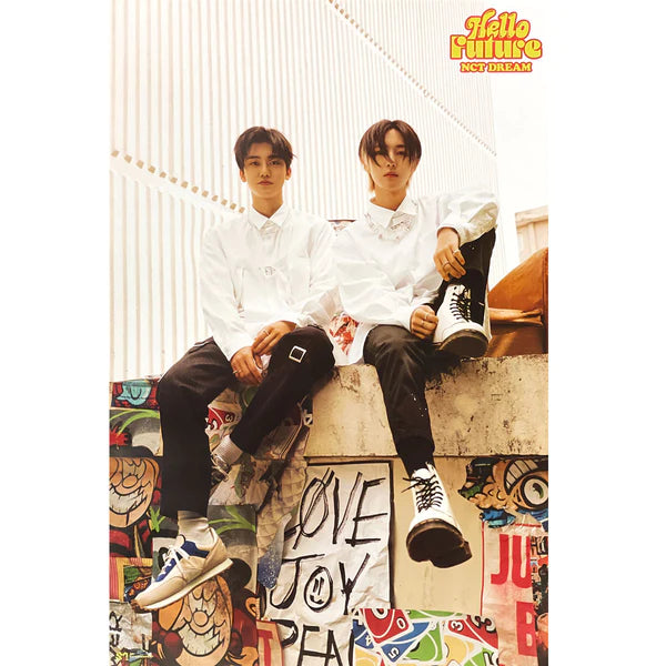 NCT DREAM - HELLO FUTURE (PHOTOBOOK VER) OFFICIAL POSTER - UNIT JAEMIN / RENJUN