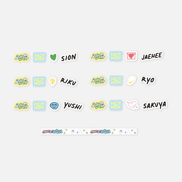 NCT WISH (엔시티 위시) WISH OFFICIAL MD - [ROLL MASKING TAPE SET]