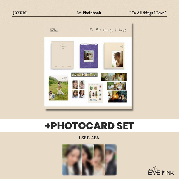 JO YURI (조유리) 1ST PHOTOBOOK - [TO ALL THINGS I LOVE] (+PHOTOCARD SET)