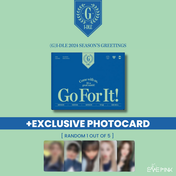 (G)I-DLE ((여자)아이들) - 2024 SEASON’S GREETINGS [GO FOR IT!] (+EXCLUSIVE PHOTOCARD)
