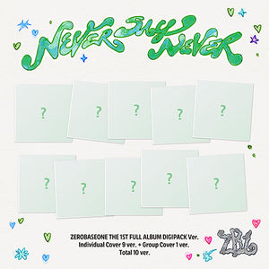 ZEROBASEONE (제로베이스원) 1st Full Album - [NEVER SAY NEVER] (DIGIPACK Ver. +EXCLUSIVE PHOTOCARD)