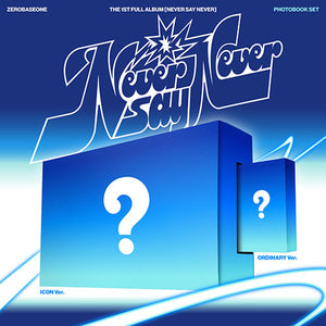 ZEROBASEONE (제로베이스원) 1st Full Album - [NEVER SAY NEVER] (PHOTOBOOK Ver. +EXCLUSIVE PHOTOCARD)