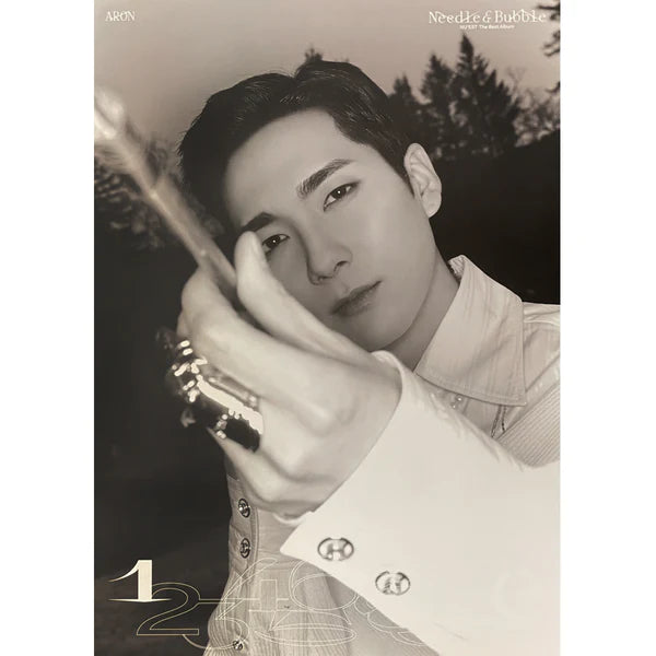 NU'EST - THE BEST ALBUM [NEEDLE & BUBBLE] OFFICIAL POSTER - ARON