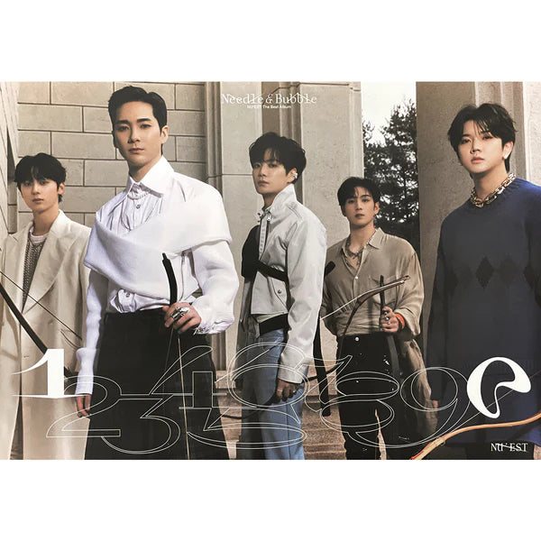 NU'EST - THE BEST ALBUM [NEEDLE & BUBBLE] OFFICIAL POSTER - GROUP