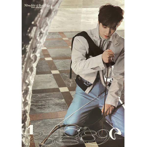 NU'EST - THE BEST ALBUM [NEEDLE & BUBBLE] OFFICIAL POSTER - JR